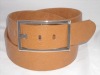 Wholesale SQUARE SHAPE BUCKLE WIDE SILVER LEATHER Belt