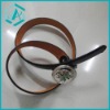Wholesale ORound buckle with Maple Tree Leaves belts PU wholesale belts