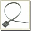 Wholesale lady belt with pu flower buckle
