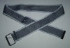 Wholesale fashion pink butterfly design buckle fabric belts