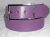 Wholesale SQUARE SHAPE BUCKLE WIDE SILVER LEATHER Belt