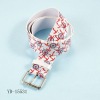 Wholesale Fashion Print Charm Belt With Iron Buckle