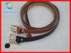 Wholesale 2011 leather belt. anti-brass buckle belt