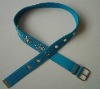 Wholesale fashion pink butterfly design buckle fabric belts