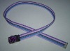Wholesale fashion color butterfly design buckle fabric belts