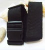 Wholesale locking combination luggage strap,black