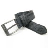 Wholesale Men's fashion casual leather belt with good pattern on the strap CB0453