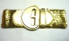 Wholesale ml236 gold sequine wide belt