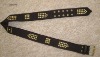 Wholesale fashion canvas belt with studs