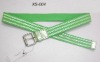 Wholesale fashion webbing belt with sequins