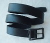 Men pu belt with zinc alloy buckle