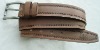 Men pu belt with zinc alloy buckle