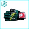 Fashion green sports fibre and terylene glove