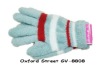 Wholesale Knitting miccrofiber strip gloves