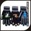 Wholesale Knit wool fashion offset print glove