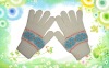 Wholesale 2011 Newest acrylic jacquard knit gloves