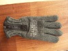 Wholesale Wool/acrylic/cashmere zipper knitted glove