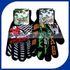Wholesale Magic acrylic print knitted gloves