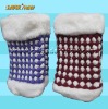 Wholesale fashion fingerless knitted glove