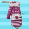 Wholesale fashion and newest girl's winter glove