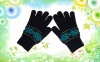 Wholesale 2011 Newest Knitted jacquard knitted gloves