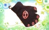 Wholesale 2011 Newest Knitted latex print gloves