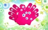 Wholesale 2011 Newest Ladys' Knitted Printing gloves