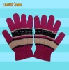 Wholesale 2010 lastest fashional knitted skiing gloves