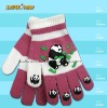 Wholesale fashion fleece knitted glove