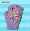 Wholesale colorful knitted lovely glove