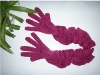 Wholesale Fashion knitting gloves with acrylic 2010