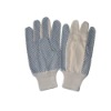 Wholesale industrial pvc dotted work gloves