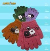 Wholesale knitting acrylic gloves