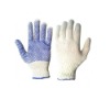Wholesale knitted and pvc dotted work gloves