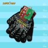 Wholesale colorful knitted magic glove