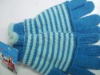 mixed color fashional knitting mitten/glove
