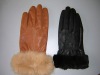 leather gloves