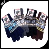 Wholesale Magic Jacquard wool winter gloves