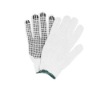 industrial pvc dotted cotton gloves with 9.5" length