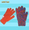 cotton knitted hand gloves