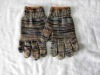 knitted gloves