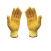 Wholesale industrial pvc dotted work gloves with fashion design