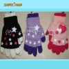 Wholesale Lastest fashional knitted winter gloves