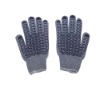 Wholesale fashion pvc dotted cotton gloves with high quality