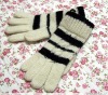 knitted wool glove