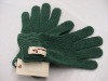 Acrylic/cotton/Lambswool plain knitted winter fashion glove