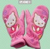 Wholesale polar fleece glove with embroidery