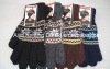 Wholesale Knitted wool Jacquard fashion gloves
