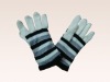 Wholesale stripe glove/winter glove/knitted glove/ladies' glove