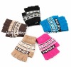 Wholesale magic wool jacquard gloves